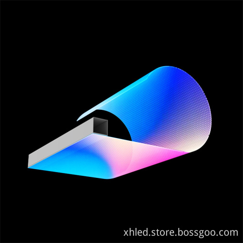 Bright and Flexible Advertising Animation Display: Transparent LED Screen